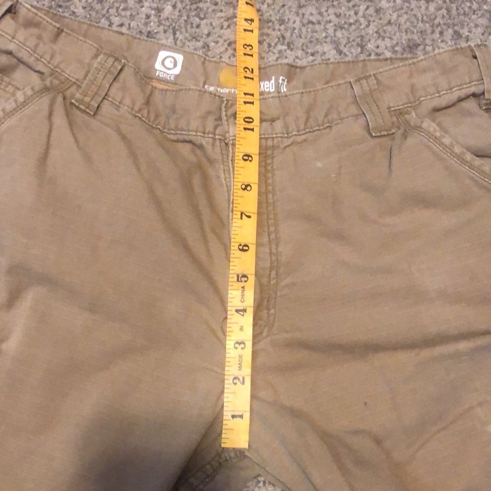Carhartt Force 101148257 Cargo Pants Mens Ripstop Brown Workwear Carpenter - Picture 10 of 12